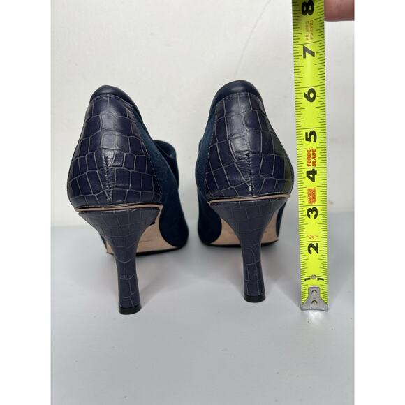 Donald Pliner Dottie Navy Ankle Heel Bootie Women’s Size 10 NWOB - Picture 6 of 9